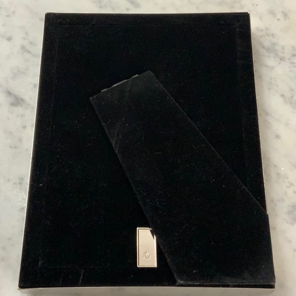RALPH LAUREN PICTURE FRAME 4 BY 6  SILVER NEW - Picture 7 of 8